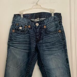 True Religion dark blue boot cut men’s jeans size 29
